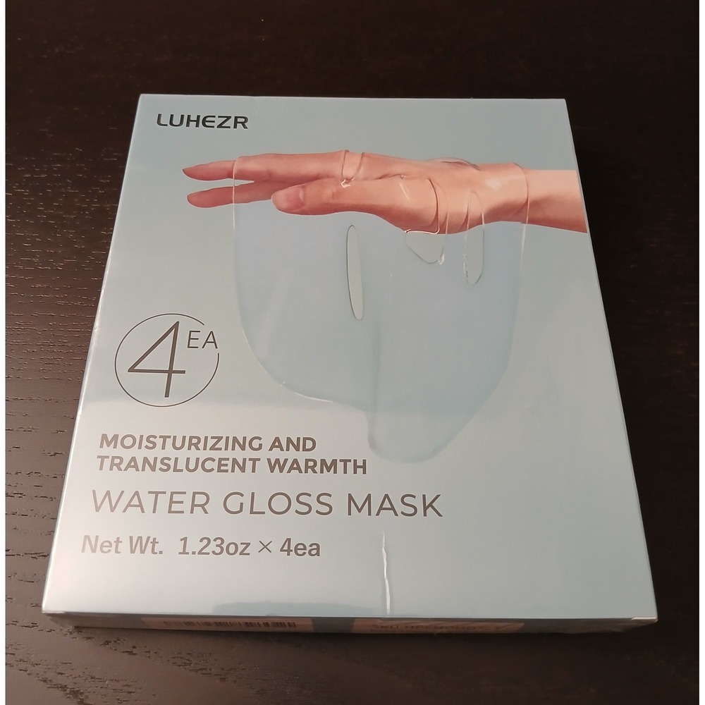 LUHEZR Water Gloss Mask 4 Pack Moisturizing Translucent Warmth Jelly Film XZ136